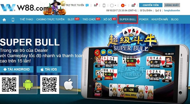 Luat choi Super Bull W88