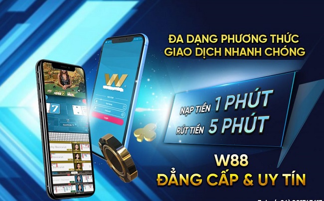 Khuyen mai W88 nap tien gio vang