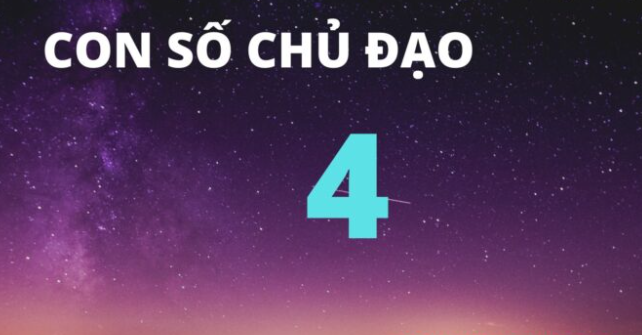 số chủ đạo 4