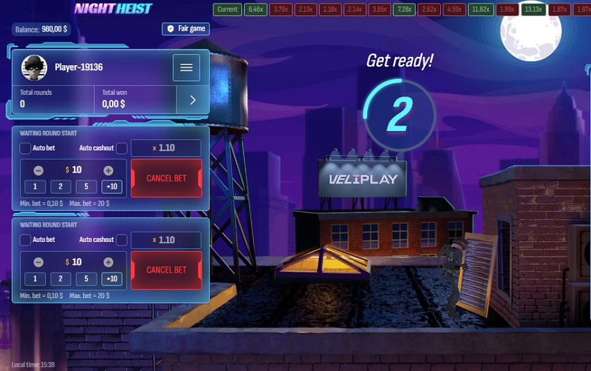 Quy tắc trò chơi Night Heist W88 Luat choi game Night Heist W88 chi tiet