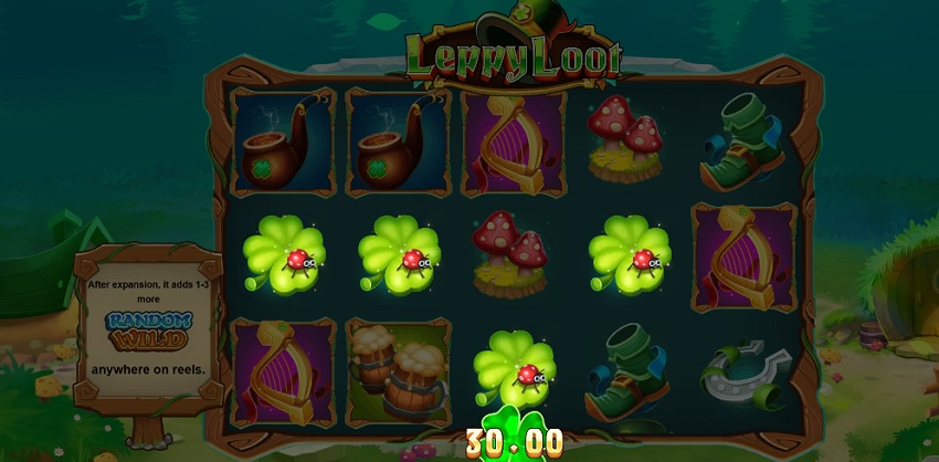 Cac buoc quay thuong Leppy's Loot W88