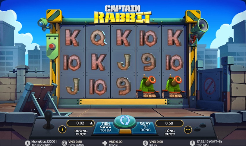 Cách đặt cược Captain Rabbit tại W88 Cach choi game Captain Rabbit tai W88