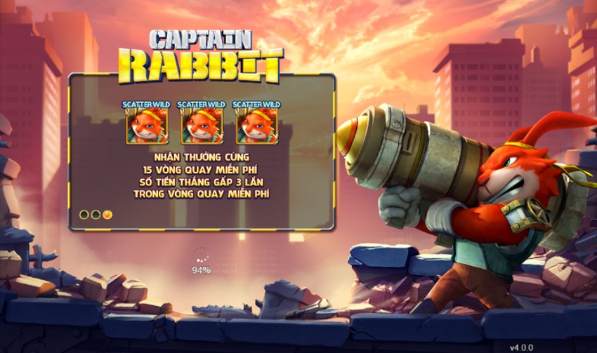 Giới thiệu trò chơi Captain Rabbit W88 Tim hieu game Captain Rabbit W88