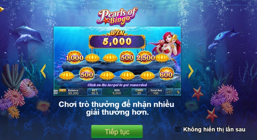 Tìm hiểu game Pearls of Bingo W88 Gioi thieu game Pearls of Bingo W88