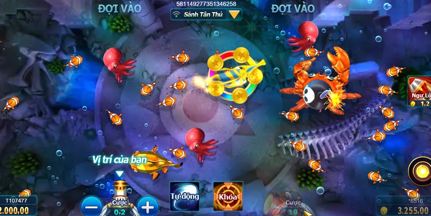 Ca dac biet trong game Happy Fishing W88
