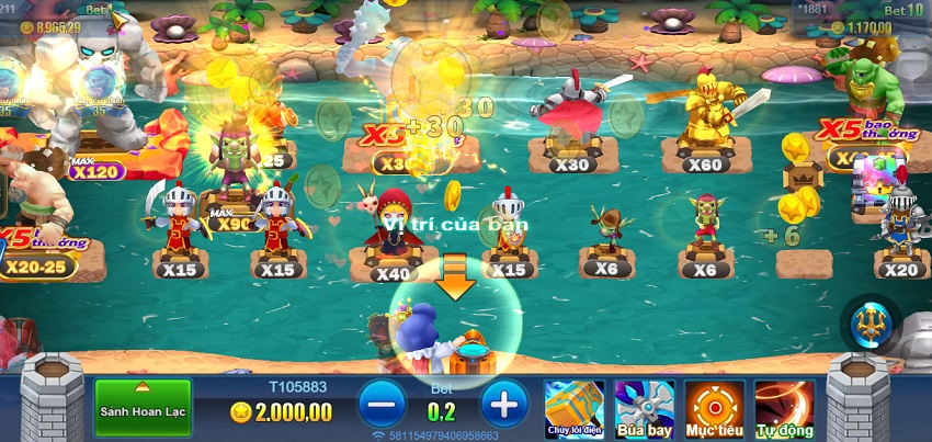 Cách đặt cược Boom Legend tại W88 Cach choi game Boom Legend W88
