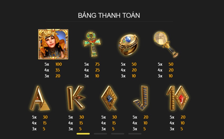 Ty le thuong game Cleopatra W88