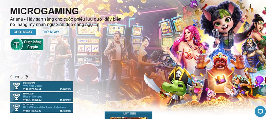 Cach choi game Microgaming W88