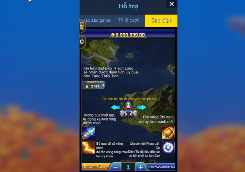 Giao dien game Dragon Fortune W88