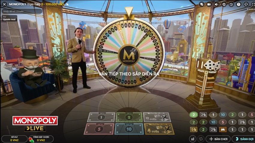 Tim hieu game Monopoly truc tiep W88